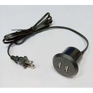 UL Certified Dual USB Power Adapter Conference Table Socket / USB Charger Socket