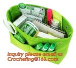 Women new style Travel Make Up Cosmetic Felt Organizer Bag, Multifunction Wash