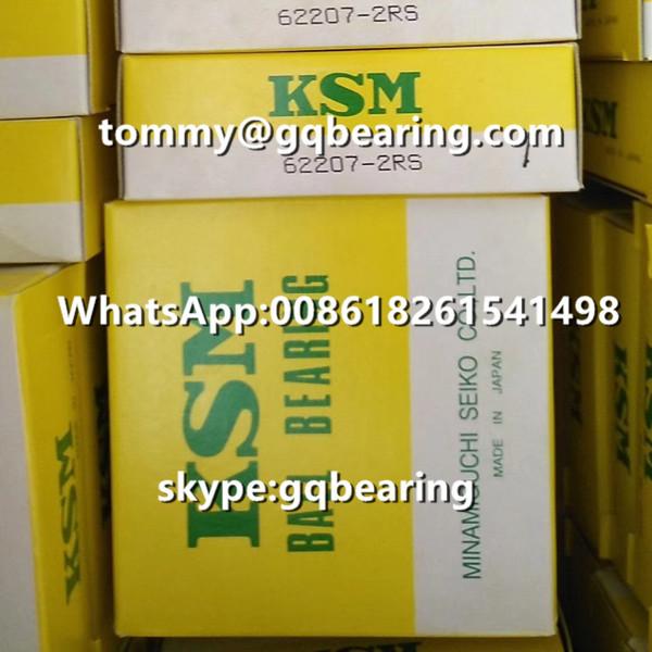Japan Origin KSM 62207-2RS Rubber Sealed Deep Groove Ball Bearing 35 x 72 x 23
