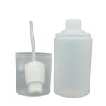 Matte Plastic Lotion Bottles HDPE Container With Airless Pump Cap