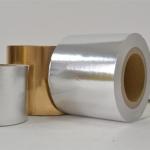 85GSM Golden Silver Vacuum Aluminum Metalized Paper Printing For Food Packaging