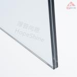 12mm Tempered Laminated Bulletproof Plexiglass Panels Curved
