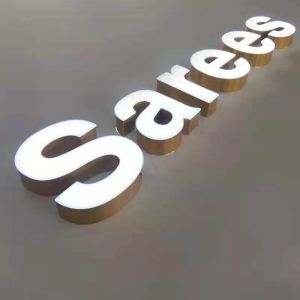 China Windproof 3D Acrylic Front Lit Sign Board 50000 Hours Lifetime on sale