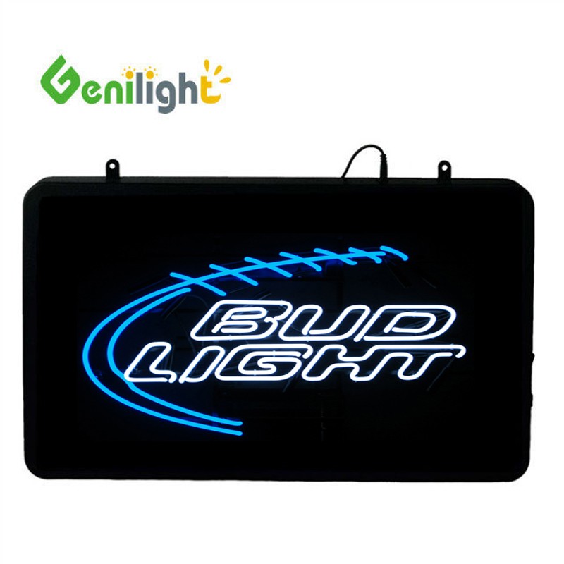 Neon Business Hour Led Open Sign with BUD light 56*33 cm 100000h Life Expectancy