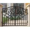 Buy cheap Sliding Wrought Iron Doors Cast Iron Garden Gate Hot Dip Galvanized Processing from wholesalers