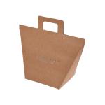 Bulk Festival Gift Brown Kraft Paper Bags For Food Snacks Packaging Shopping