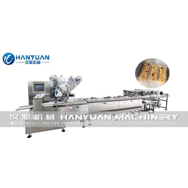 Automated Wrapping Granola Bar Pillow Packing Machine