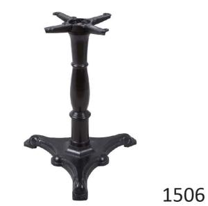 China Furniture Part Outdoor Vintage Table Base 3 Prong Powder Coat Finish factory