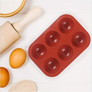 China LFGB Approved Silicone Baking Moulds , OEM Silicone Sphere Mold Baking factory