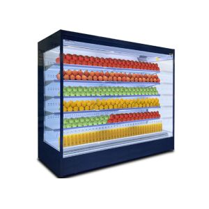 Fast Refrigeration Commercial Multideck Display Open Front Chiller Low Noise
