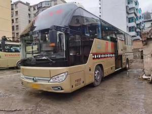 China 2018 Year Used Bus Yutong Used Trip Bus Zk6122 50 Seat Lhd Support Diesel A/C Golden Color factory
