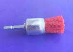 Clean Sand Nylon Abrasive End Brush 25mm Outer Diameter With 6mm Hex Shank