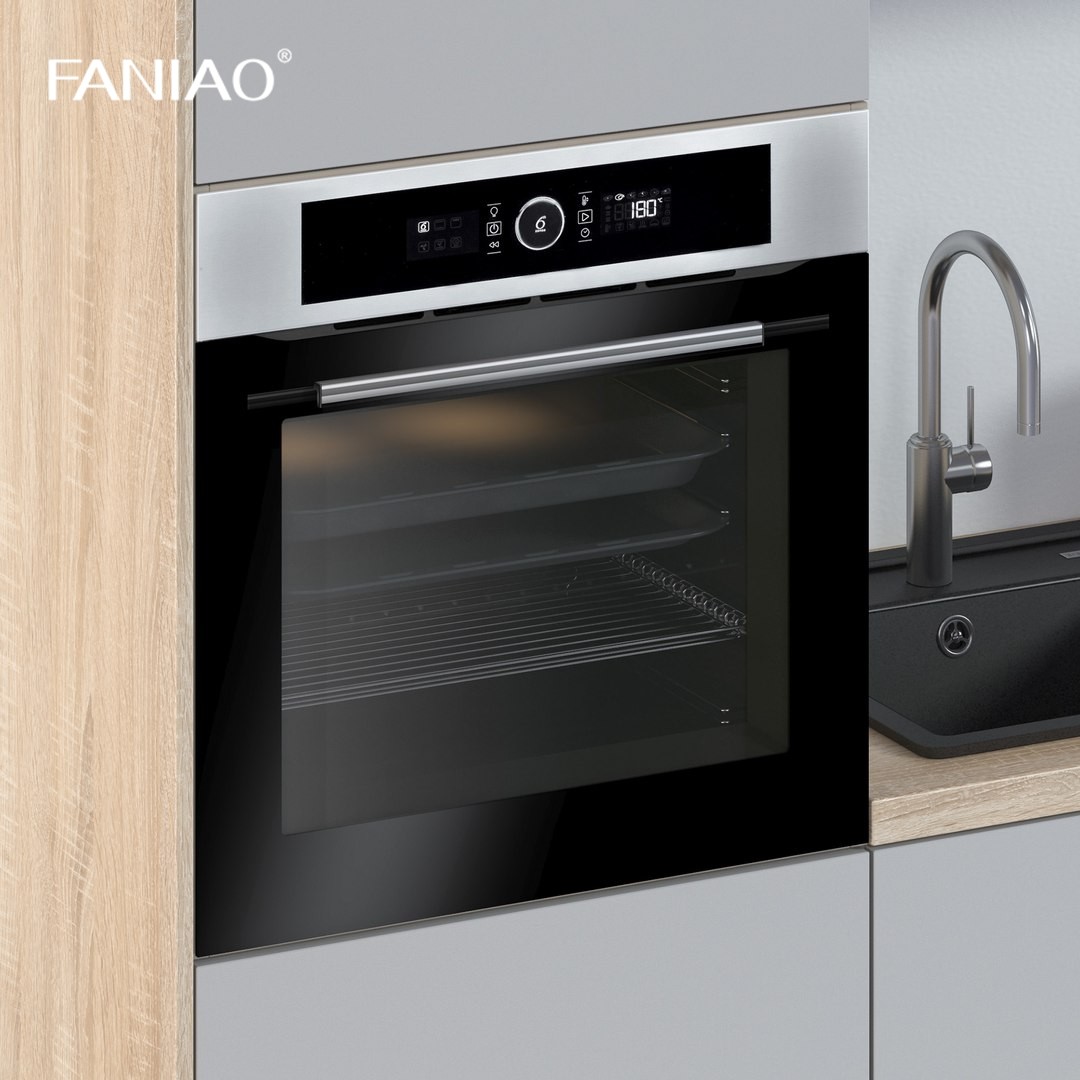 Modern Melamine Kitchen Cabinets Golden Supplier Handleless Small Kitchen Cabinet For Apartment