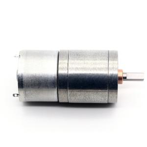 China Small 25mm Brush Motor Jga25-310 6v 72rpm 1:103 Brush Small Motor Low Speed High Torque Micro factory