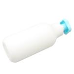 400ml Milky White Cylindrical HDPE Toiletries Baby Shampoo Bottle