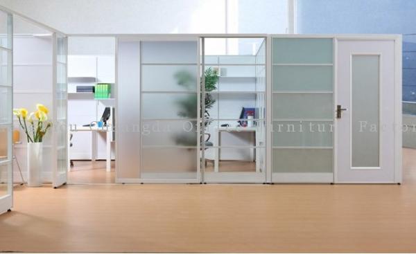 China 60mm C8 glass sound isolation Partition Walls with Panel base System factory
