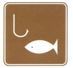 Tourist Attractions Brown Travelling Sign Reflective Film Sheet and Aluminum