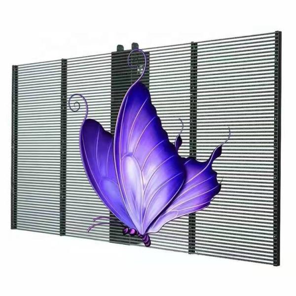 Aluminum Transparent LED Screen Panel for Clothing Store 1000*1000mm Giant