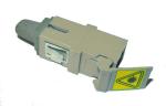 Open Shutter Flangeless SC Fiber Optic Adapter With Shutter