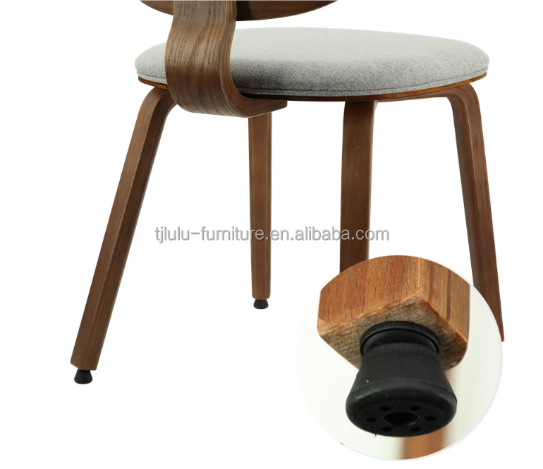 Dining Chair Nordic Furniture Upholstered Wood Chairs Demountable Cafe Chair Assembling Specific W44cm*D46cm*89cm