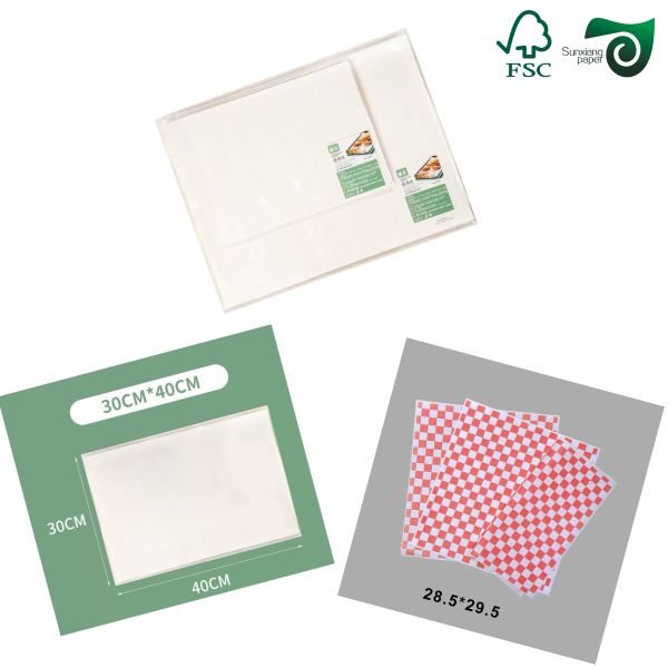 40g 50g One Side Wax Coated Paper Food Grade Available In White Black Kraft Coffee Color