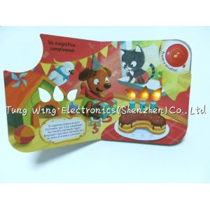 China Twinkling Lights Flashing Button Sound Book Module Flashing Book Module on sale