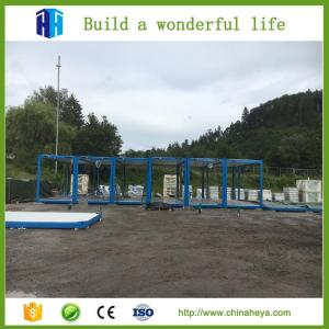 China HEYA low cost prefab camp house building houses prefabricated homes modern factory