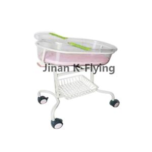 China 4 Wheels Steel Tilted Manual Hospital Bed For Baby on sale