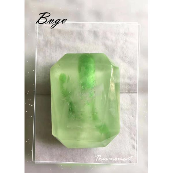 China Cucumber Antibacterial Face Soap Cool Fresh Effective Whitening Soap factory