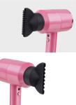 Pink Hair Dryer With 3 Professional Attachments For Powerful Wind And Gentle