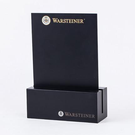 Brand Advertising Luxury Acrylic Table Display Menu Insert Stands Tabletop