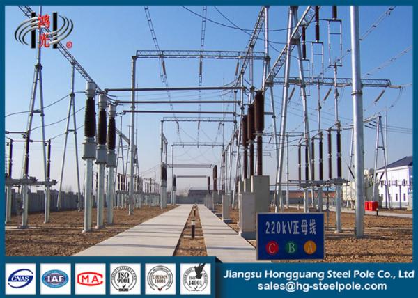 Galvanized Electric Substation Steel Structures for Power Transformer Substation
