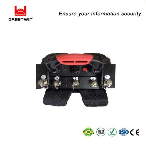 China 130W VHF UHF GPS Signal Blocker 850MHz Mobile Phone Signal Jammer factory