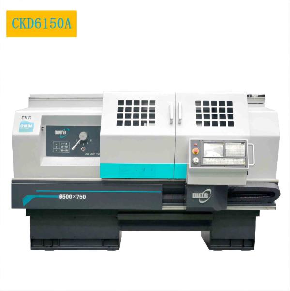 China Horizontal Flat Bed CNC Lathe CKD6150A CNC Torno Lathe Machine factory