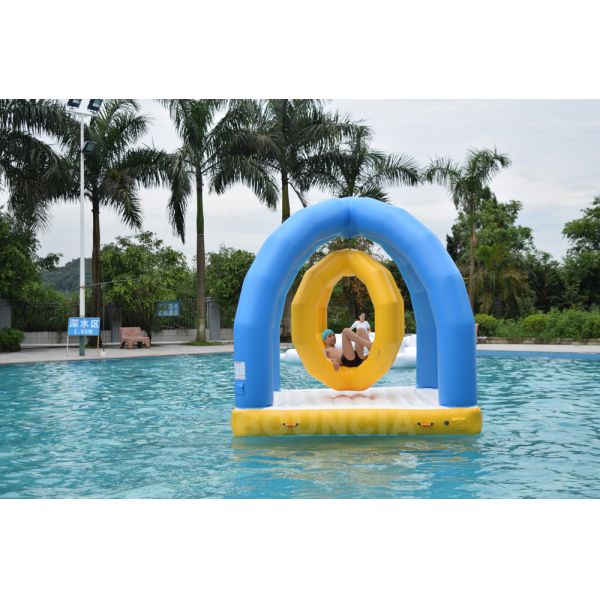 Inflatable Floating Water Park / Inflatable Water Sport Games For Pool