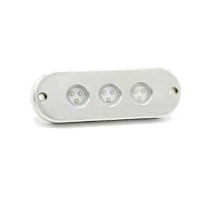 China 316L Stainless Steel IP68 45W Underwater LED Boat Lights For Boats factory