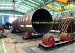 Heavy Duty Pipe Welding Rotator, 100T Bolt Adjustment Welding Tank Roller Stands