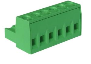 China Green Pitch 5.08mm Electrical Terminal Blocks M3 Screw Female Parts factory