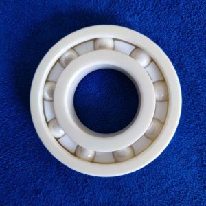 6207CE ZrO2 Ceramic Ball Bearing PEEK Cage 35x72x17mm