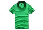 Knitted Embroidered Men's Work Polo Shirts , Short Sleeve Plain Women's Polo