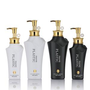China Wholesale PET unique hibiki black kylie cosmetics custom lotion packaging gold pump shampoo bottle factory
