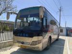 Second Hand Bus 47 Seats Double Doors Sealing Window Air Conditioner Golden