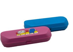 China Custom Logo Plastic Eyewear Box With Embossed Logo factory