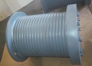 China Marine Hydraulic Winch Drum Durable With Rope Groove Rope Inlet factory