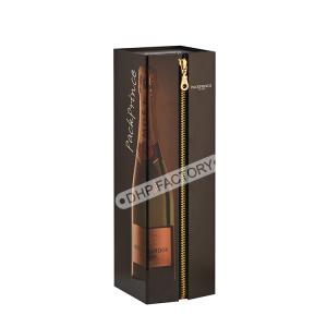 China Personalised Champagne Wine Lover Gift Box With Zipper Eco Friendly factory