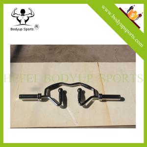 China Fitness Equipment Crossfit Gym Bar Weight Lifting Tricep Bar factory