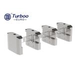 Mechanical Stainless Steel Turnstiles Retractable Flap Barrier Turnstile For