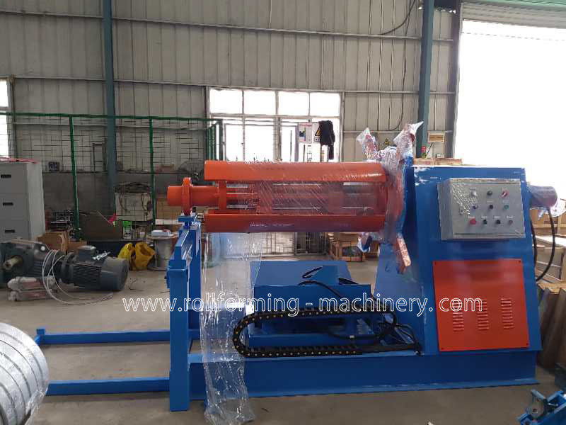 Shaft 95mm Thickness 0.8 0.9mm Steel Deck Roll Forming Machine