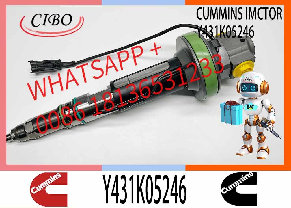 Brand New Common Rail Diesel Fuel Injector Y431K05246 4089972 For Cummins QSK19 QSK38 QSK60 FO0BJ60578