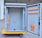 Single Wall Steel Outdoor Pole Mount Cabinet Power Distribution Small Box IP55